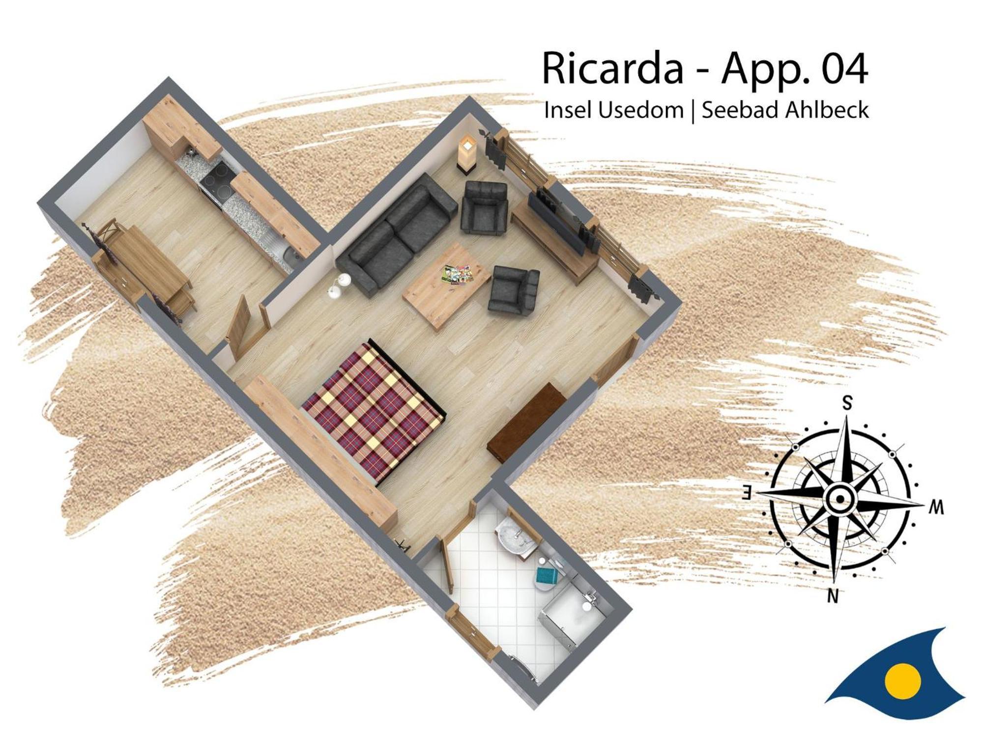 Villa Ricarda Whg 04 Heringsdorf  Ngoại thất bức ảnh